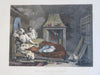 Industry & Idleness Hogarth Scenes c. 1850's Lot x 9 fine hand colored prints