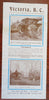 Hotel St. James Victoria Vancouver Island 1920's advertising pamphlet w/ map