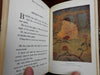 Crescent Moon Child Poems 1914 Rabind. Tagore color plates rare leather book