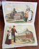Amsterdam Holland 1883 International Colonial Expo tourist album 12 color views
