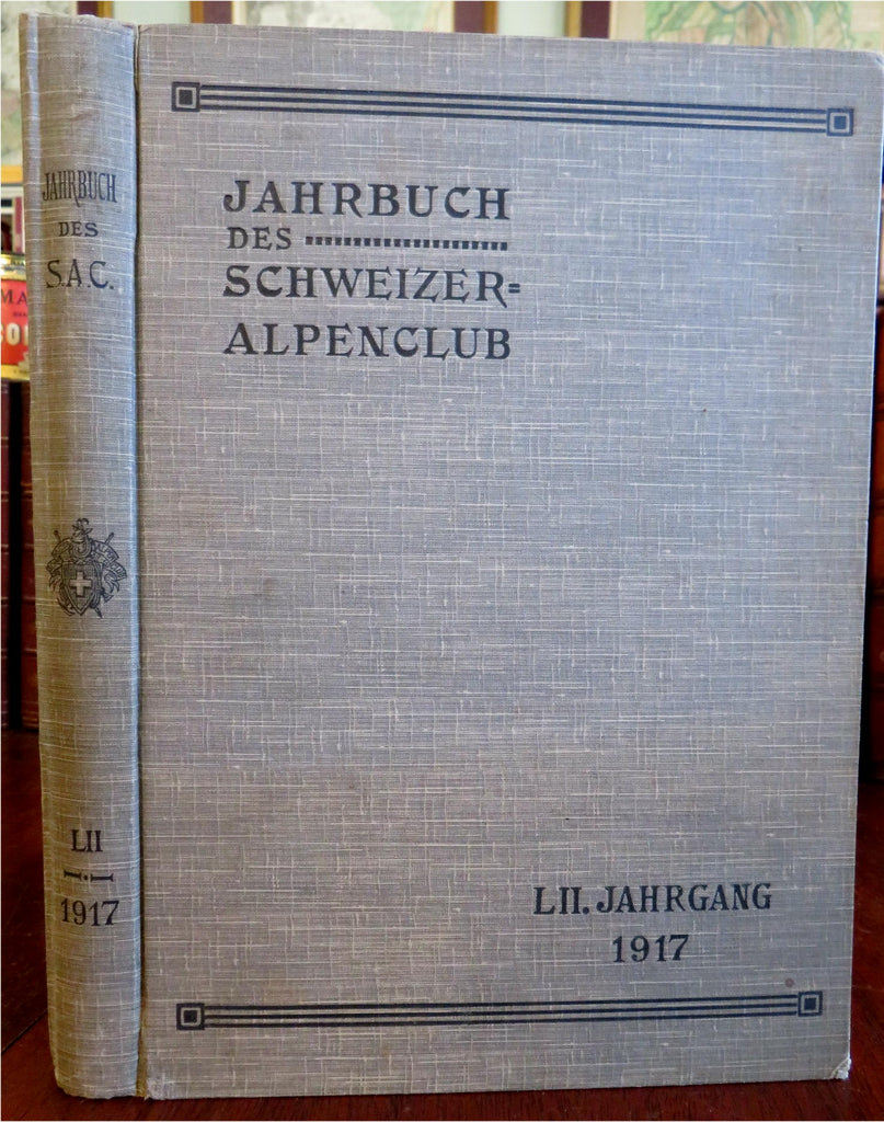 Swiss Alps Club Mountaineering Society 1917 Yearbook Profusely illustrated views