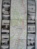 Hudson River strip map movie reel 1930's pamphlet art deco covers Manhattan map