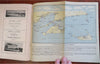 Nantucket Massachusetts 1945 J.H.Robinson illustrated guidebook w/ 3 color maps