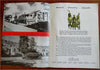Land of Pueblos Santa Fe New Mexico 1947 illustrated tourist advert w/ map
