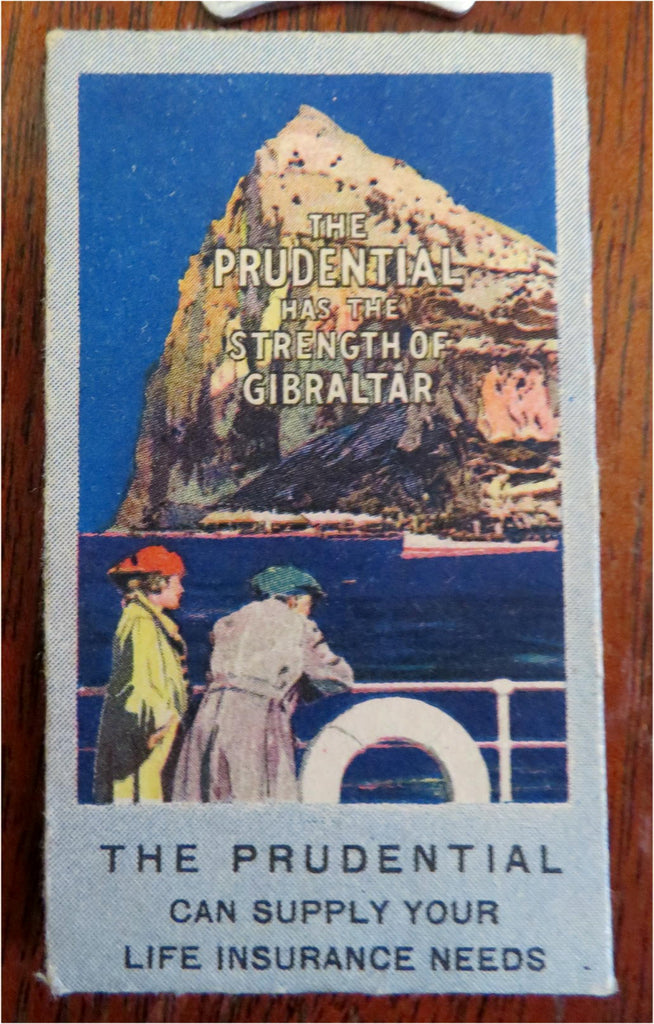 Prudential Life Insurance Co. c. 1930 advertising miniature envelope