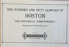 Boston Mass. Lot x 3 Souvenir Albums c.1900-10 many early Street Scenes Views