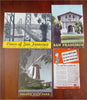 San Francisco California Souvenir Items 1930-54 Lot x 4 illustrated booklets