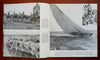 Nova Scotia Canada 1930's lot x 3 lovely illustrated souvenir adverts tourism