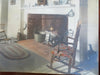 Family Living Room Fireplace c. 1920's lot x 2 rare colorful photographic prints