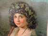 Portland Maine 1880 rare Hallet chromo Italian Shepherd Boy Portrait Flute