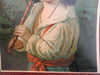 Portland Maine 1880 rare Hallet chromo Italian Shepherd Boy Portrait Flute