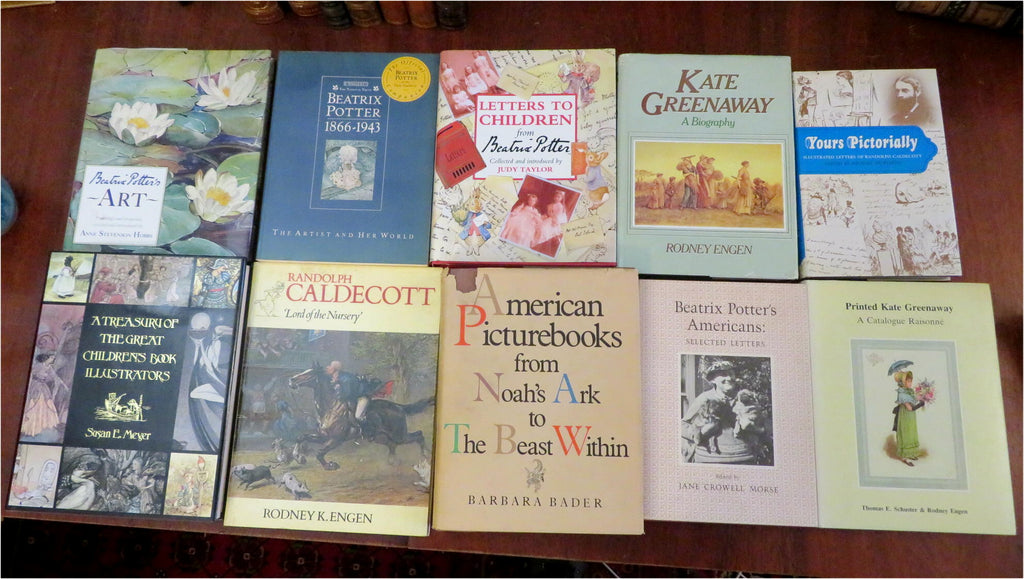 Juvenile Reference Books lot of 10 Rare Children's Book Collecting Greenaway