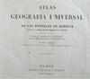 Atlas de Geografia Universal c. 1860 Ambrose Tardieu Spanish language atlas