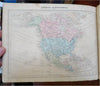 Atlas de Geografia Universal c. 1860 Ambrose Tardieu Spanish language atlas