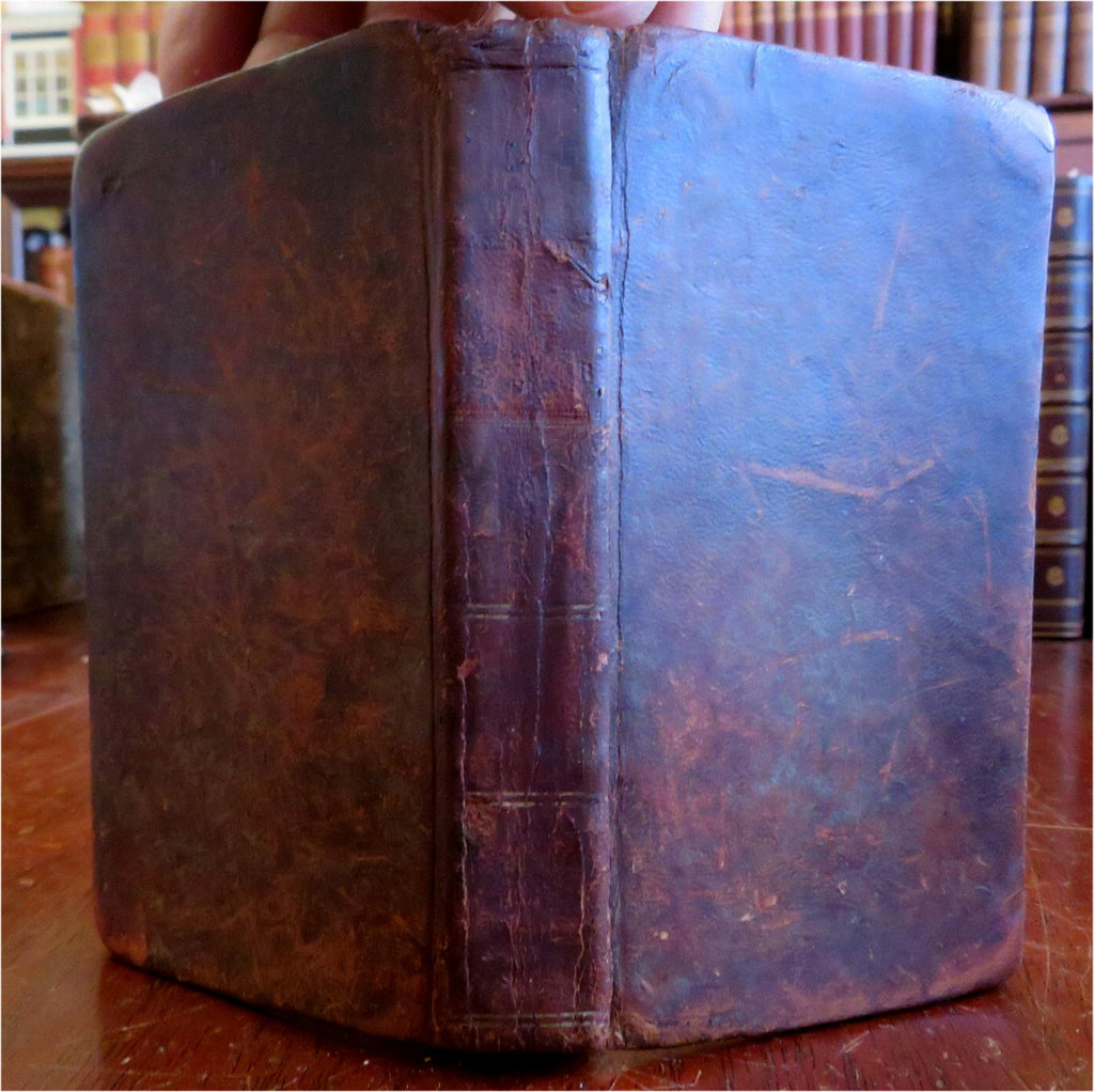 Vermont Gazetteer 1823 rare Geographical & Statistical pocket leather book