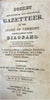 Vermont Gazetteer 1823 rare Geographical & Statistical pocket leather book
