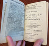 Marseilles & Aix-en-Provence coast France 1944 WWII era travel guide w/ 6 maps