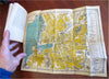 Marseilles & Aix-en-Provence coast France 1944 WWII era travel guide w/ 6 maps
