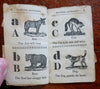 ABC Picture Alphabet for Little Learners 1836 CT wood cuts juvenile chap book