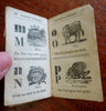 ABC Picture Alphabet for Little Learners 1836 CT wood cuts juvenile chap book