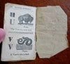 ABC Picture Alphabet for Little Learners 1836 CT wood cuts juvenile chap book
