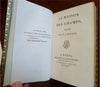 Napoleonic 1809 French leather book House of Fields Campenon *author inscribed*