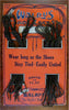 Walrus Shoe Laces c. 1930's store display sign w/ 6 sets original shoe laces