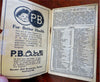 Baby Pathfinder Railway Guide 1915 American rail time tables travel book