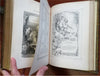 British Ballads Songs Lyrics 1845 profusely illustrated decorative leather book