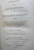 Memoirs of William B. Lighton 1846 w/ 10 engravings nice antiquarian book