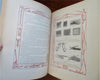 Young woman's Sewing Arts Needlepoint Crafts c.1890 monumental illustrated book