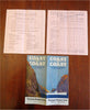 Panama Pacific Line Coast c.1923 New York California Lot x 3 travel brochures