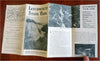 Letchworth State Park New York c. 1955 promotional illustrated map brochure