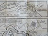 Letchworth State Park New York c. 1955 promotional illustrated map brochure