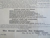 Great American Tea Company 1877 advertising circular A&P company news price list