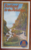 Scotland hotels picture map Scottish Vacation 1914 Caledonia Railway Co. guide