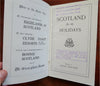 Scotland hotels picture map Scottish Vacation 1914 Caledonia Railway Co. guide