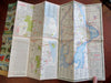 Canadian Montreal Quebec c. 1920-40 Travel Brochures w/ Maps Vintage Ads Lot x 7
