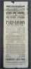 Boston Museum Theater Performance May 7th 1853 Broadside Announcement