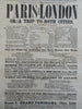 Boston Museum Theater Performance May 7th 1853 Broadside Announcement
