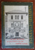 Venice Italy City Plan tourist souvenir map c. 1920's Salviati's Glass Blowers