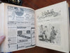 Fliegende Blatter German Humorous Periodical 1912 leather book 52 issues w/ Ads