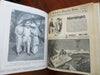 Fliegende Blatter German Humorous Periodical 1912 leather book 52 issues w/ Ads