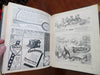 Fliegende Blatter German Humorous Periodical 1912 leather book 52 issues w/ Ads