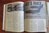 Royal Airforce Flying Review 1962-63 bound collection 20 issues period ads jets