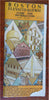 Boston Mass. Elevated Railway 1930 promotional illustrated travel guide w/ maps