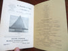 Quincy Yacht Club 1906 Open Regatta Illustrated Souvenir Program w/ map