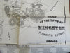 Kingston Massachusetts 1875 huge detailed city plan homeowners identified scarce