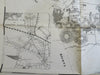 Kingston Massachusetts 1875 huge detailed city plan homeowners identified scarce