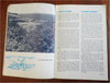 Quebec Gaspe Peninsula 1930's advertising travel brochure w/ large folding map